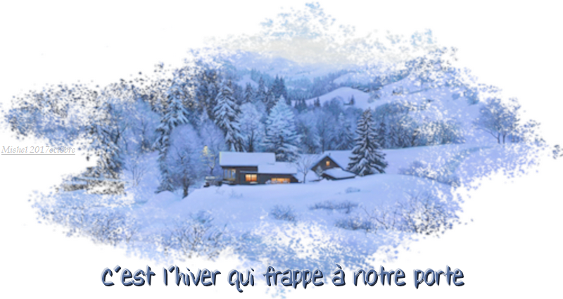 C'est L'hiver Qui Frappe à Notre Porte